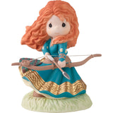 Precious Moments x Disney - You Control Your Destiny Porcelain Merida Pixar Figurine 231028