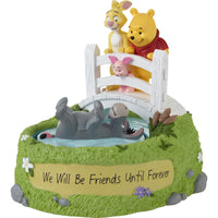 Precious Moments Disney - Pooh Eeyore Piglet Rabbit Rotating Musical Figurine 231701