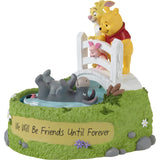 Precious Moments Disney - Pooh Eeyore Piglet Rabbit Rotating Musical Figurine 231701