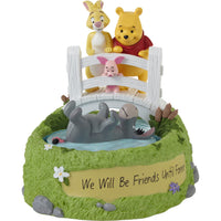 Precious Moments Disney - Pooh Eeyore Piglet Rabbit Rotating Musical Figurine 231701