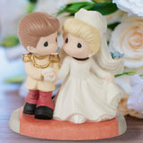 "Sale" Precious Moments x Disney Showcase - Cinderella & Prince Charming Wedding Figurine 232014