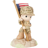 Precious Moments - Thank You for Being My Hero Boy Soldier Figurine 232018