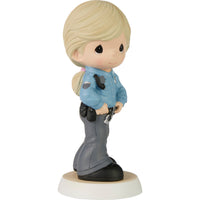 Precious Moments - You Make Us All Pround Female Police Officer Figurine 232406
