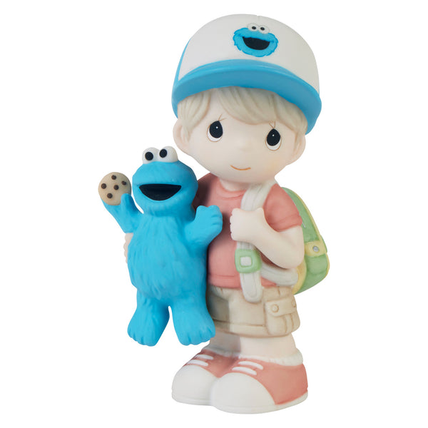 Precious Moments x Sesame Street - Cookie Monster I'm Your Biggest Fan Figurine 236004