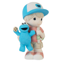 Precious Moments x Sesame Street - Cookie Monster I'm Your Biggest Fan Figurine 236004