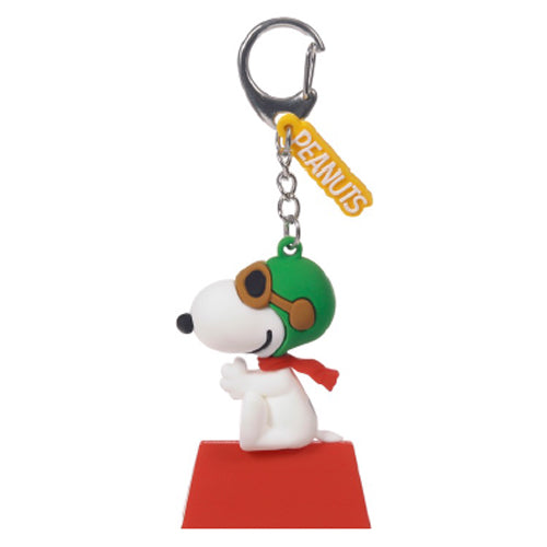 Precious Moments Peanuts - Snoopy Flying Ace Backpack Bag Clip Charm 239712