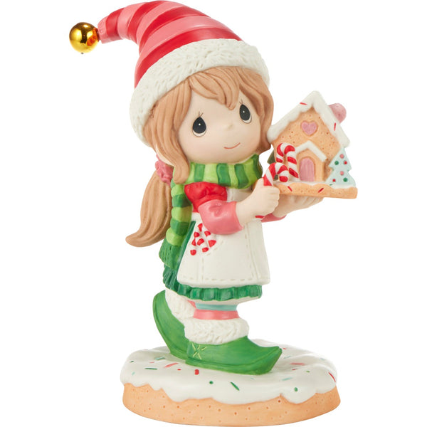 Precious Moments - A Christmas Treat for Someone Sweet Porcelain Figurine 241013