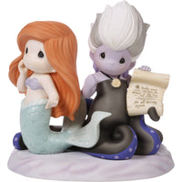 Precious Moments Disney - Make Waves In The Sea Ariel & Ursula Porcelain Figurine 241024