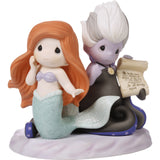 Precious Moments Disney - Make Waves In The Sea Ariel & Ursula Porcelain Figurine 241024