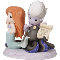 Precious Moments Disney - Make Waves In The Sea Ariel & Ursula Porcelain Figurine 241024