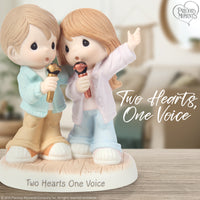 Precious Moments - Two Hearts One Voice Porcelain Figurine 242005