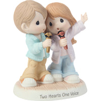 Precious Moments - Two Hearts One Voice Porcelain Figurine 242005