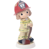 Precious Moments - Courage Under Fire Firefighter Figurine 242403