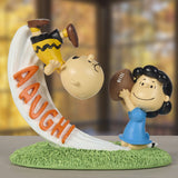 Precious Moments x Peanuts - Never Give Up Charlie Brown Lucy Football Figurine 242444