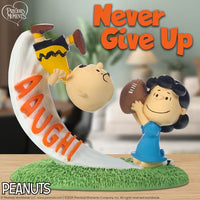 Precious Moments x Peanuts - Never Give Up Charlie Brown Lucy Football Figurine 242444