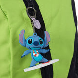 Precious Moments Disney - Stitch Surfing Backpack Bag Clip Charm 242714