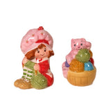 Blue Sky Clayworks x Strawberry Shortcake - Purr-fect Knitting Time Salt & Pepper Shakers 24895