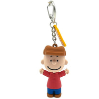 Precious Moments Peanuts - Holiday Charlie Brown Backpack Bag Clip Charm 249710