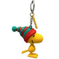 Precious Moments Peanuts - Holiday Woodstock Backpack Bag Clip Charm 249711