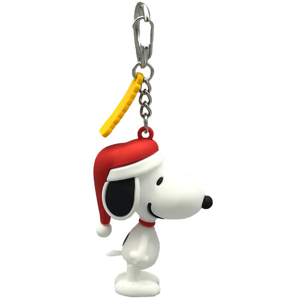 Precious Moments Peanuts - Holiday Snoopy Backpack Bag Clip Charm 249712