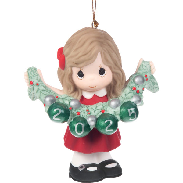 Precious Moments - 2025 Dated Christmas Ornament Deck The Halls 251002