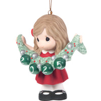 Precious Moments - 2025 Dated Christmas Ornament Deck The Halls 251002