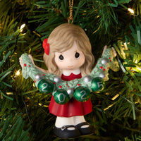 Precious Moments - 2025 Dated Christmas Ornament Deck The Halls 251002