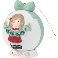 Precious Moments - 2025 Dated Christmas Ball Ornament Deck The Halls 251003
