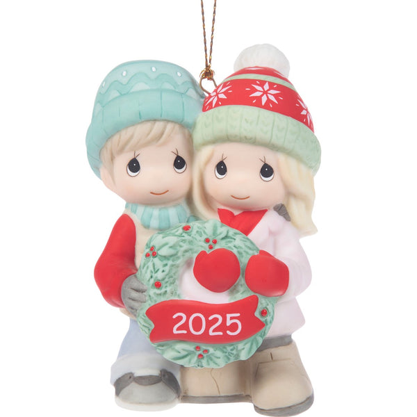 Precious Moments - 2025 Dated Ornament Our First Christmas Together 251004