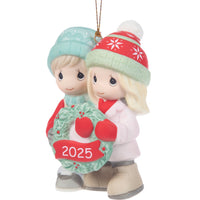 Precious Moments - 2025 Dated Ornament Our First Christmas Together 251004