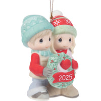 Precious Moments - 2025 Dated Ornament Our First Christmas Together 251004