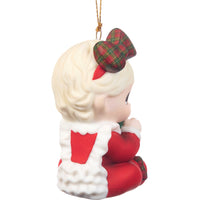 Precious Moments - 2025 Dated Girl Ornament Baby's First Christmas 251005