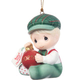 Precious Moments - 2025 Dated Boy Ornament Baby's First Christmas 251006