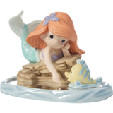 Precious Moments x Disney - The Little Mermaid Ariel & Flounder Porcelain Figurine 251020