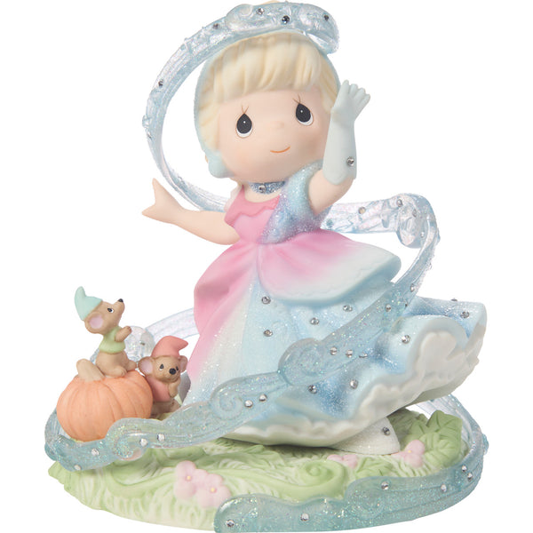 Precious Moments x Disney - Dreams Do Really Come True Cinderella Porcelain Figurine 251707