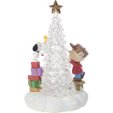 Precious Moments x Peanuts - Friends Light Up Christmas Illuminated Figurine 251714