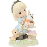 Precious Moments Disney - It's Never Too Late For Fun with Friends Alice in Wonderland Figurine 252032