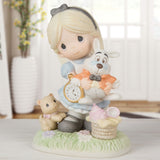 Precious Moments Disney - It's Never Too Late For Fun with Friends Alice in Wonderland Figurine 252032