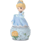 Precious Moments Disney - May All Your Dreams Come True Cinderella Trinket Box 252407