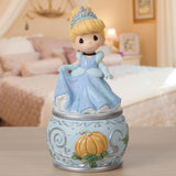 Precious Moments Disney - May All Your Dreams Come True Cinderella Trinket Box 252407