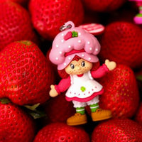 The World of Strawberry Shortcake™ x Precious Moments - Strawberry Shortcake Scented Backpack Bag Clip Charm 259428
