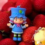 The World of Strawberry Shortcake™ x Precious Moments - Blueberry Muffin Scented Backpack Bag Clip Charm 259429