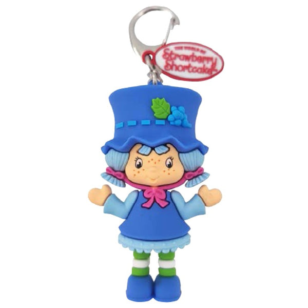 The World of Strawberry Shortcake™ x Precious Moments - Blueberry Muffin Scented Backpack Bag Clip Charm 259429