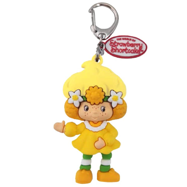 The World of Strawberry Shortcake™ x Precious Moments - Lemon Meringue Scented Backpack Bag Clip Charm 259430