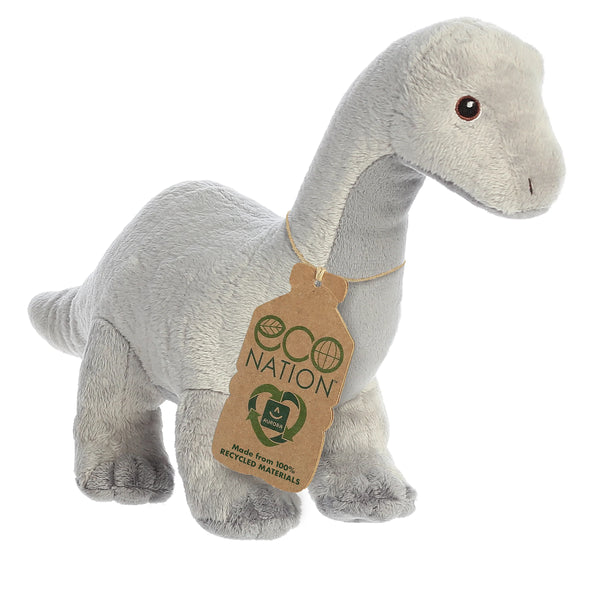 Aurora ECO Nation - Brachiosaurus Grey Dinosaur Dino Plush Toy 35105