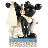 Jim Shore x Disney Traditions - Mickey & Minnie Wedding Cake Topper Figurine 4033282