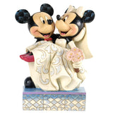 Jim Shore x Disney Traditions - Mickey & Minnie Wedding Cake Topper Figurine 4033282