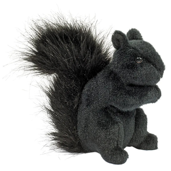 Douglas Cuddle Toys - Black Squirrel Stuffed Animal Plush 4153