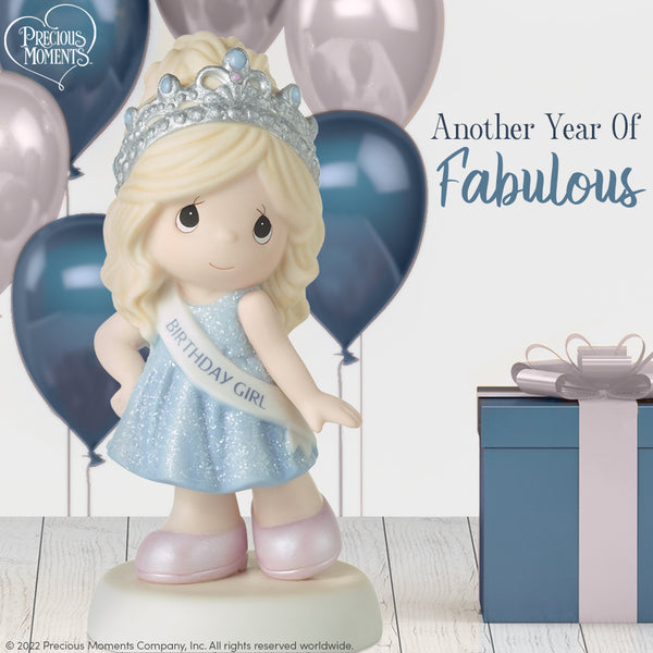 Precious Moments - Another Year of Fabulous Birthday Girl Porcelain Figurine 223009