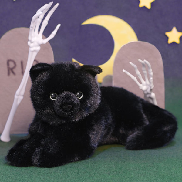 "Sale" Douglas Cuddle Toys - Black Cat Tug Plush Stuffed Plushie 4507